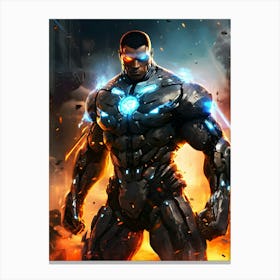 Cyborg Painting Canvas Print