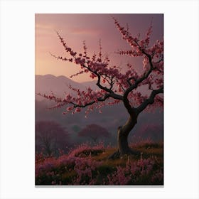 Cherry Blossom Tree Canvas Print