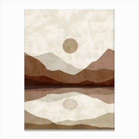 Abstract Landscape Painting 5 Canvas Print