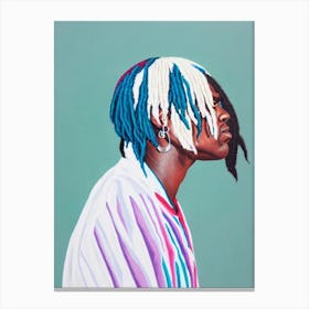 Chief Keef Colourful Illustration Canvas Print