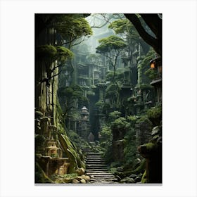 Fantasy Forest Canvas Print