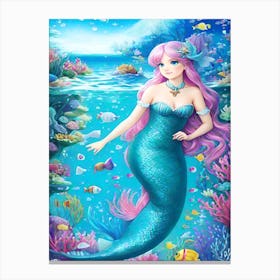 Mermaid 1 Canvas Print