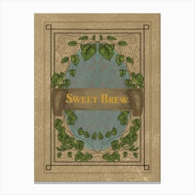 Brew Coffee Lover Poster Canvas Print