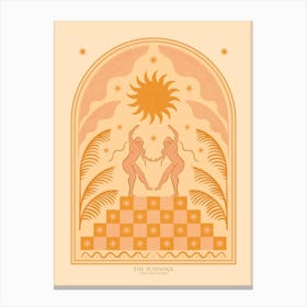 Sundance Sun Dance   Canvas Print