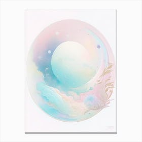 Aquarius Gouache Space Canvas Print