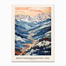 Berchtesgaden National Park Germany 4 Poster Canvas Print