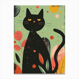 Black Cat Canvas Print 7 Canvas Print