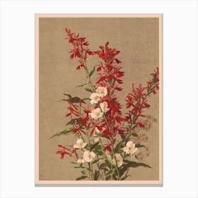 Balm And Spiraea (1886) By Fisher, Ellen T Canvas Print