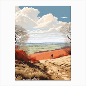 The Cotswold Way England 6 Hiking Trail Landscape Canvas Print