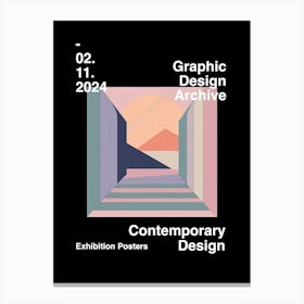 Graphic Design Archive Poster 49 Canvas Print