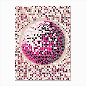 Disco Ball Vector 3 Canvas Print