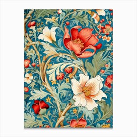 Floral Wallpaper 147 Canvas Print