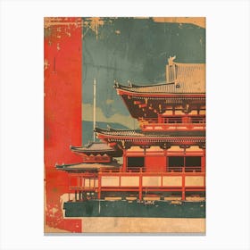 Todai Ji Mid Century Modern 1 Canvas Print