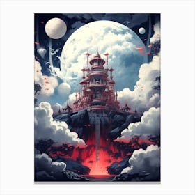 Asian Castle Canvas Print