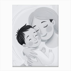 Mother And Child Canvas Print