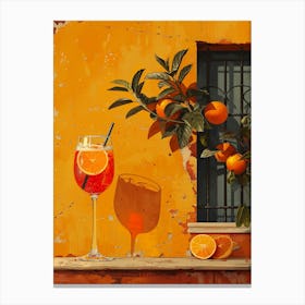 Aperol Spritz Art Print 87 Canvas Print