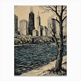 Chicago Skyline Canvas Print