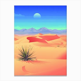 Desert Landscape Canvas Print