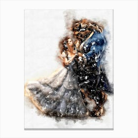 Beauty And The Beast Canvas Art Canvas Print