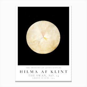 Hilma Af Klint Swan Canvas Print