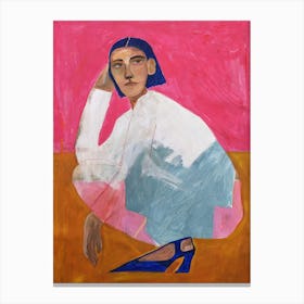 Woman In Heels Canvas Print