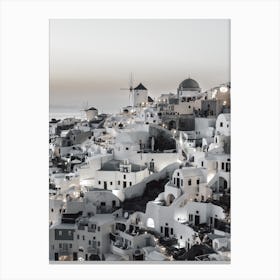 Evening In Oia, Santorini 1 Canvas Print