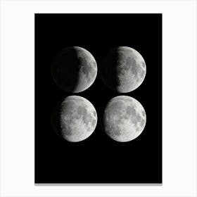 Four Phases Of The Moon Canvas Print