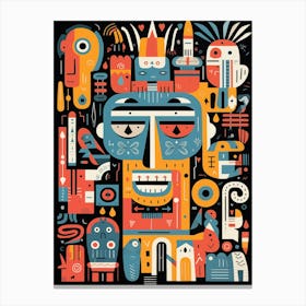 Doodle Illustration Canvas Print