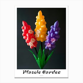 Bright Inflatable Flowers Poster Hyacinth 3 Canvas Print