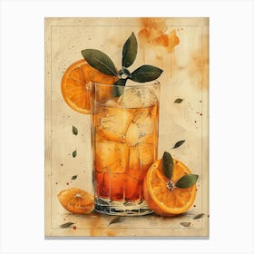 Aperol Spritz Orange 110 Canvas Print