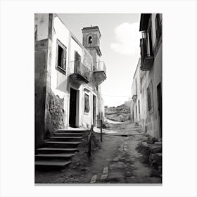 Gozo, Malta, Black And White Photography 4 Canvas Print