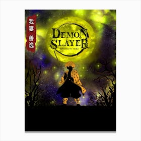 Zenitsu Agatsuma Demon Slayer 3 Canvas Print