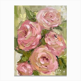 Pink Roses 7 Canvas Print