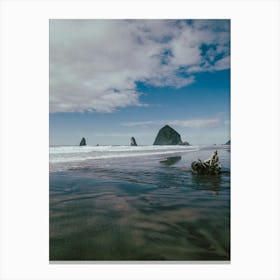 Blue Cannon Beach Canvas Print