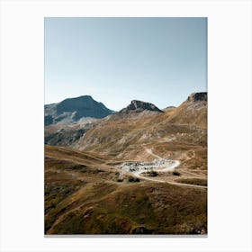 Mountains in Moncenisio Canvas Print