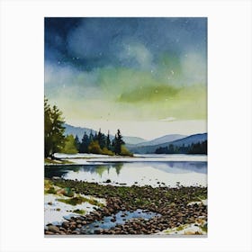 Scotland Lake Canvas Print