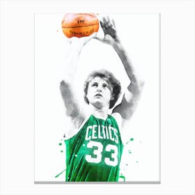 Larry Bird Boston Celtics Canvas Print