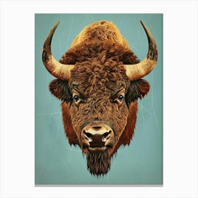 Bison Canvas Print Canvas Print