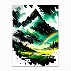 Rainbow In The Sky Canvas Print