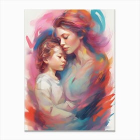 Mother care Canvas Print