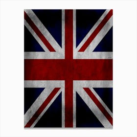 United Kingdom Flag Texture Canvas Print