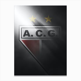 Atlético Goianiense Brazil Football Canvas Print