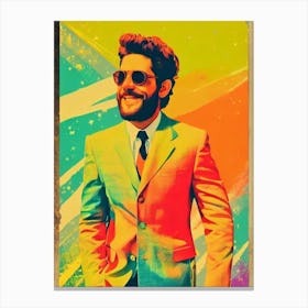 Thomas Rhett 2 Colourful Pop Art Canvas Print