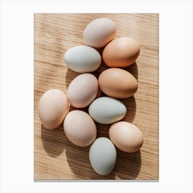 Eggs On A Table 1 Canvas Print