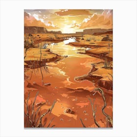 Desert Landscape 19 Canvas Print