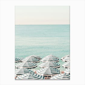 Beach Umbrellas 2 Canvas Print