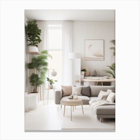 Modern Living Room 15 Canvas Print
