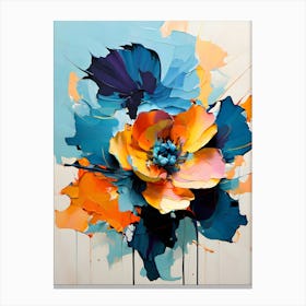 Abstract Flower Painting 28 Canvas Print