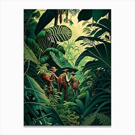 Jungle Adventure 4 Botanical Canvas Print