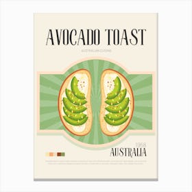 Avocado Toast Canvas Print